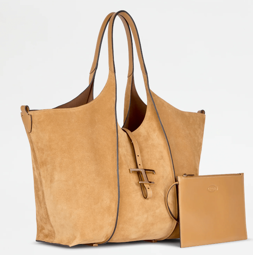 TOD'S Timeless Suede Shopper Bag Medium 