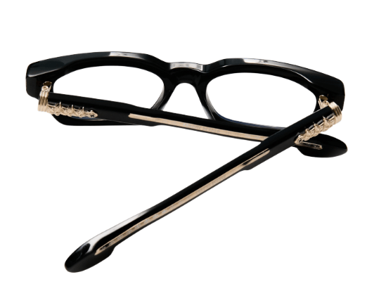 CHROME HEARTS ASSTRAORDINAIRE BLACK - 18K GOLD PLATED