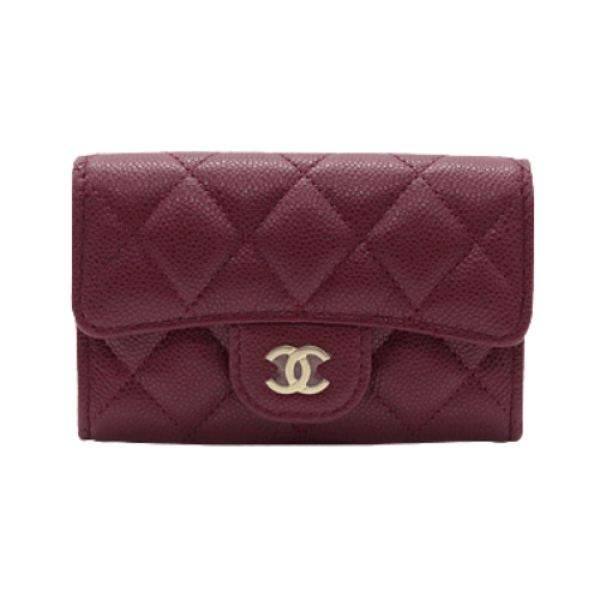 Chanel Classic Card Holder Burgundy