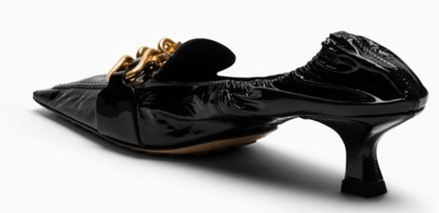 (W) Bottega Veneta Madame Pump Black