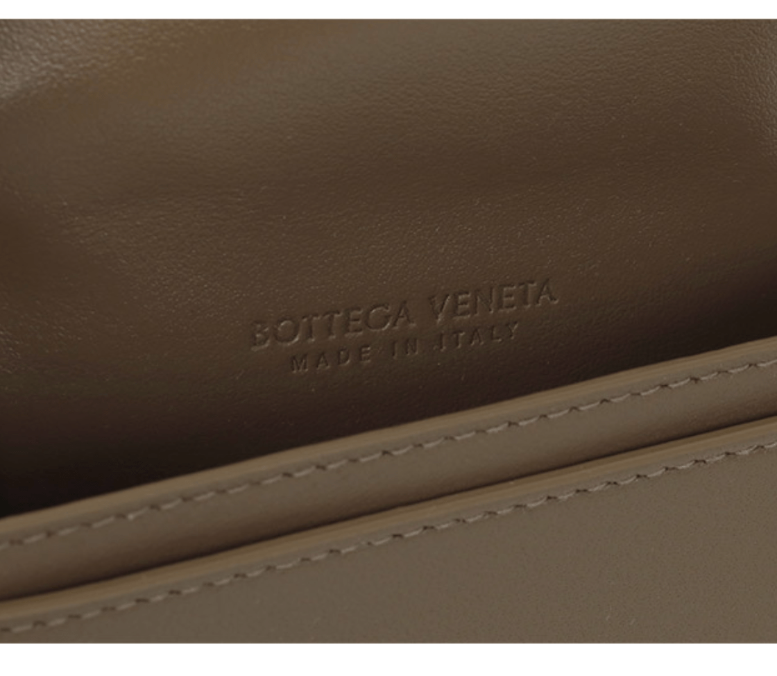 Bottega Veneta Intrecciato Business Card Case Pinecone