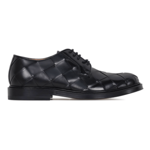 Bottega Veneta Tie Lace-Up Shoes Black