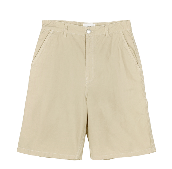 AMI Worker Fit Short Pants Beige