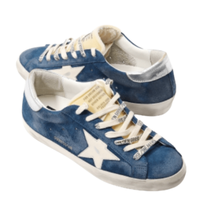 Golden Goose Super-Star Aviator Blue Cream Silver