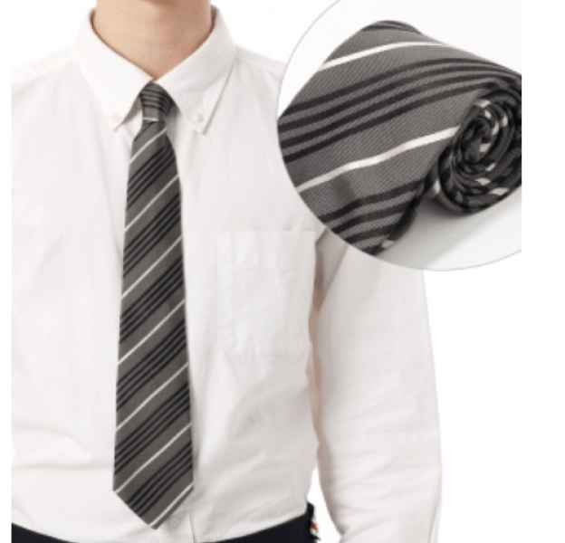 Striped tie Saint Laurent