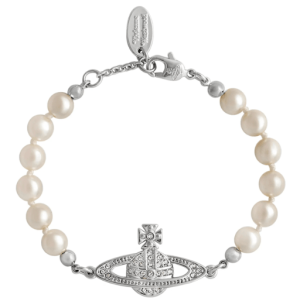 Vivienne Westwood Mini Bas Relief Bracelet Silver