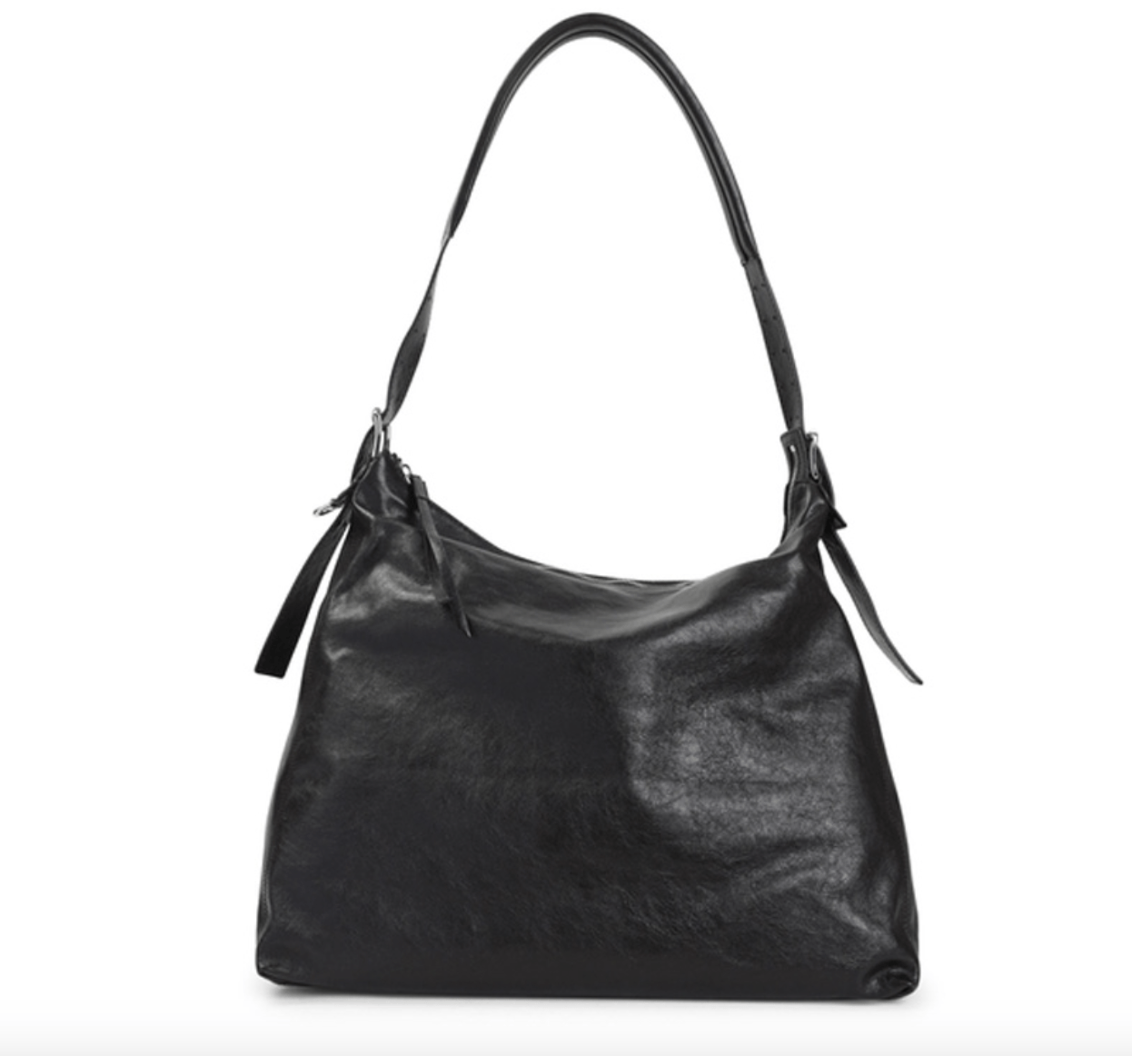 LEMAIRE Belt Detail Leather Shoulder Bag