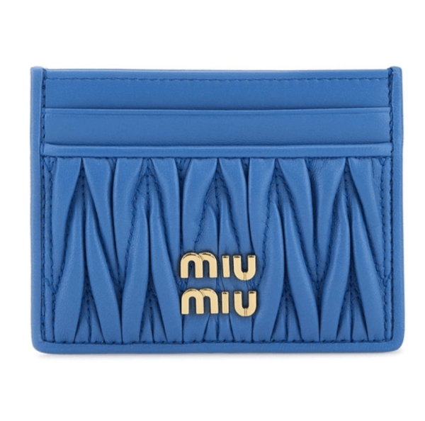 Miu Miu Blue Card Holder