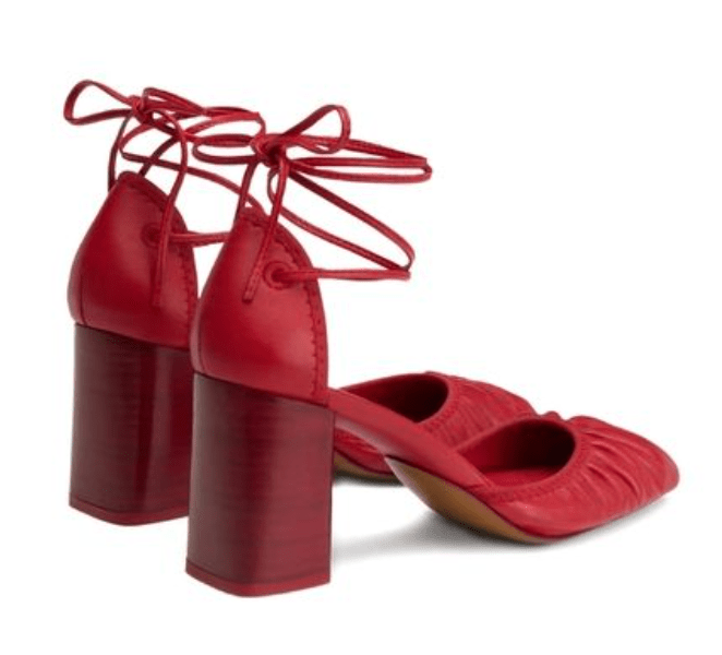 Lemaire Red Sandal Heels