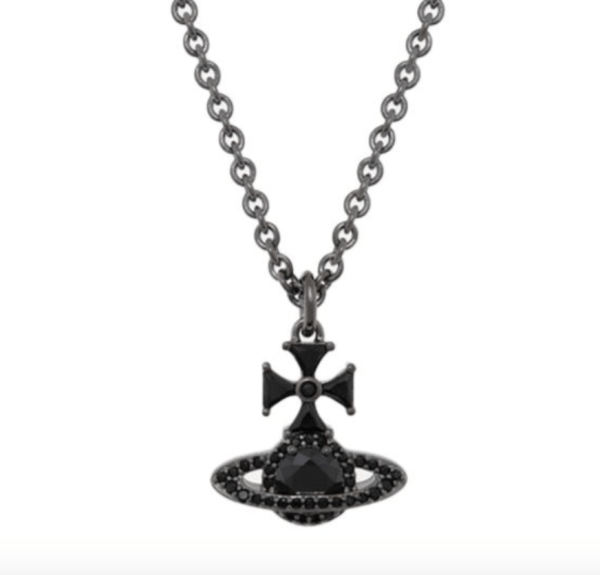 Vivienne Westwood Mila Black Pendant Necklace