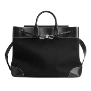 Beaded Sling Bow Black Shoulder Bag