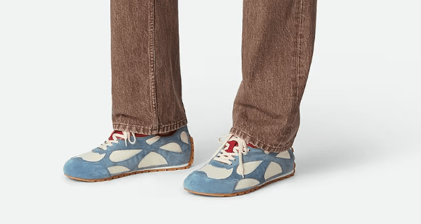 Bottega Veneta® Orbit Flash Sneaker in Ice/sea salt