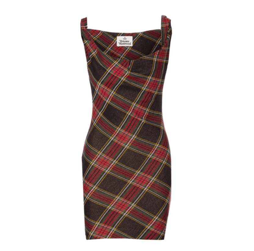 Anna Tartan Check Pencil Dress