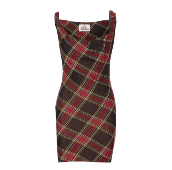 Anna Tartan Check Pencil Dress