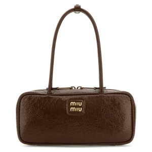 Miu Miu Beau Naplak Patent Leather Bag Palisander