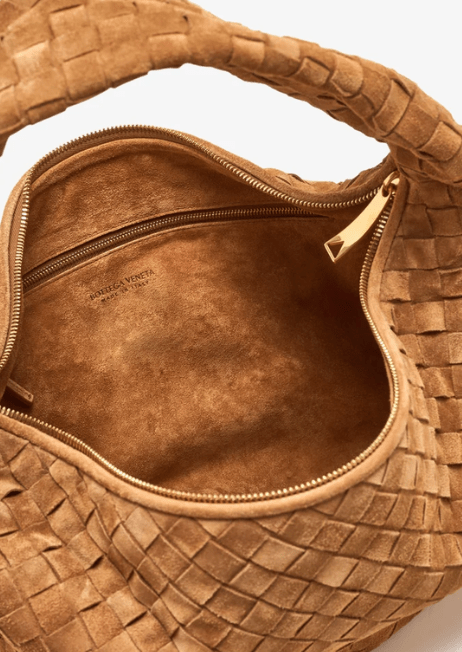 Bottega Veneta Intrecciato Suede Medium Jodie