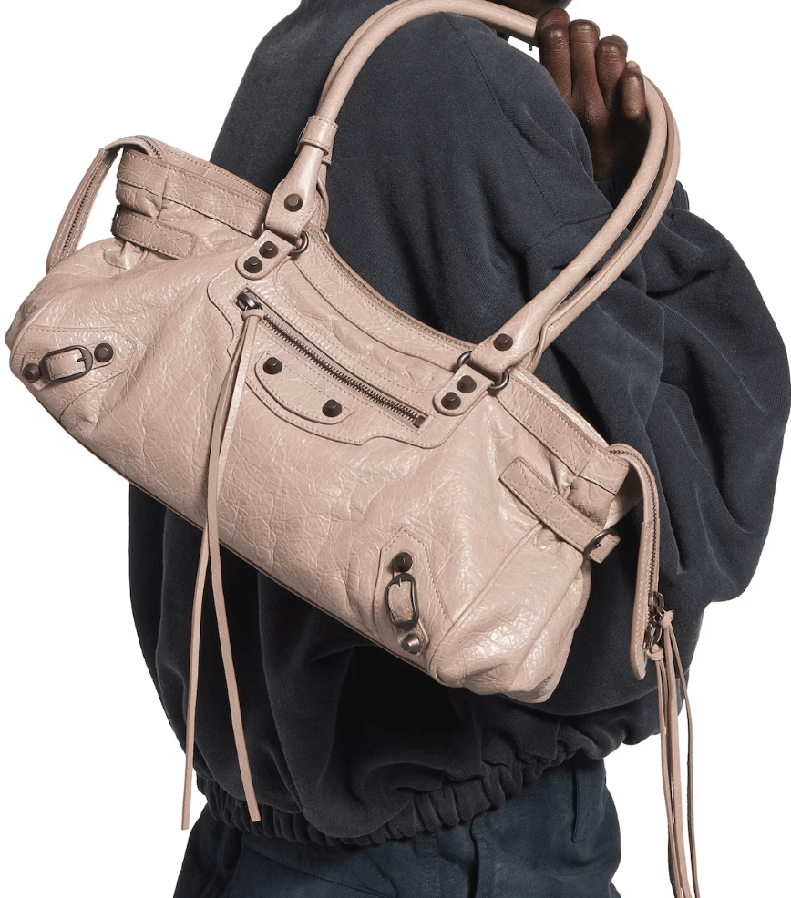 Balenciaga Le City Bag East-West Sesame