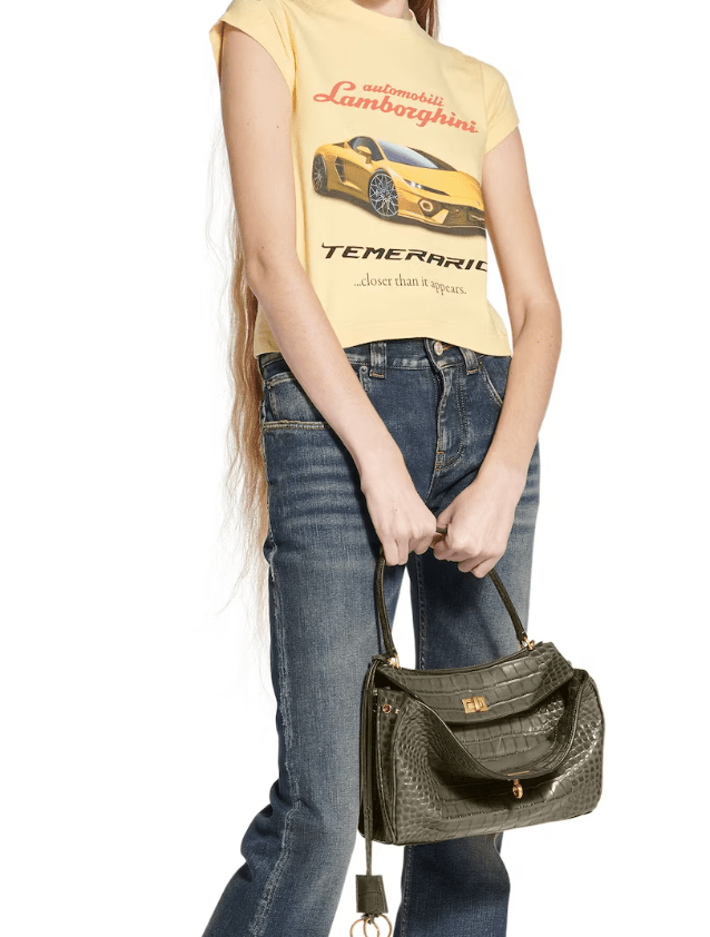 Balenciaga Rodeo Handbag Small Army Green