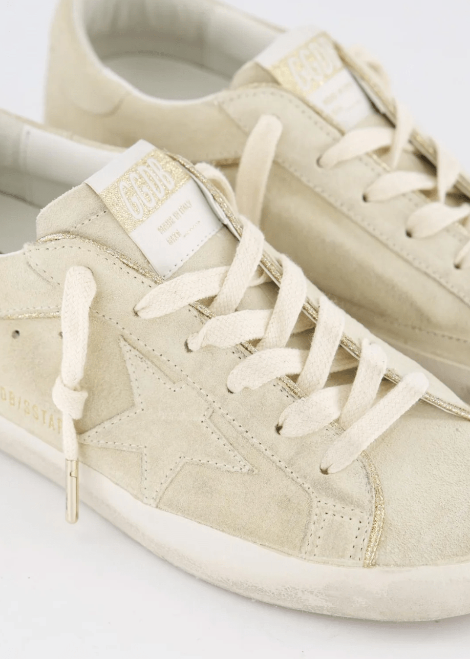 Golden Goose Superstar Sneakers Double Quarter with List