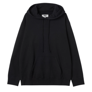 Cotton Hoodie - Black