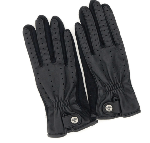 Vivienne Westwood Black Leather Gloves