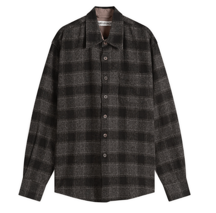 OUR LEGACY ABOVE SHIRT Oakland Low Twist Check 