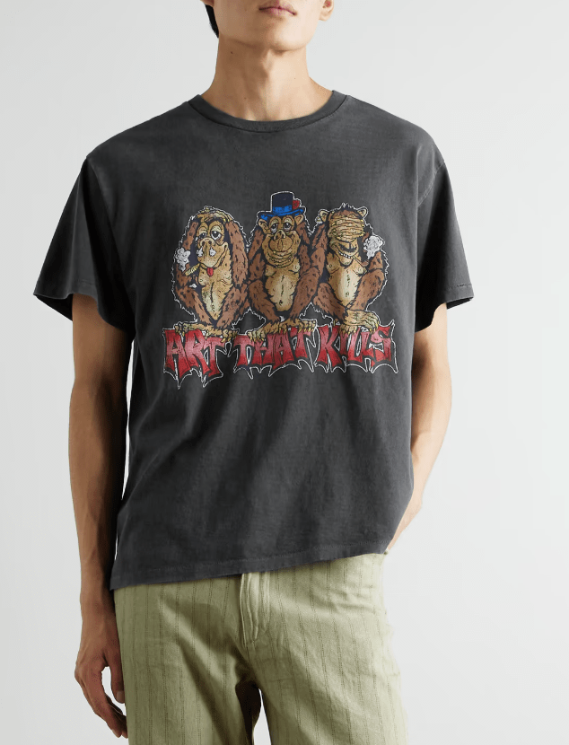 Gallery Dept. See No Evil Monkey Print T-Shirt 