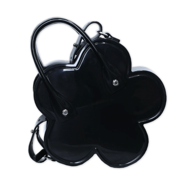 CDG GIRL  GIRL x Melissa Flower Bag Black 