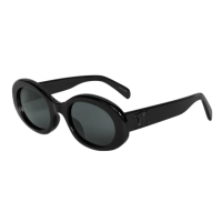 (W) Celine Triomphe 01 Sunglasses in Acetate Black Black