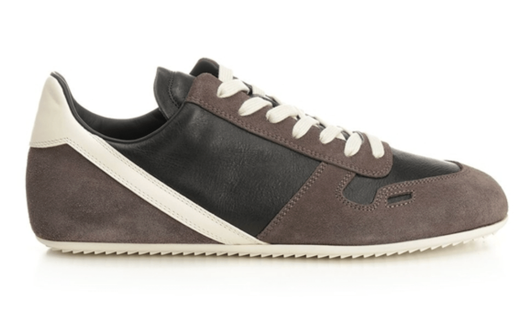 Rick Owens Minimal Black Brown Sneakers