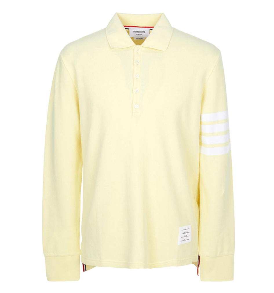 THOM BROWNE Collar Long Sleeve T-Shirt