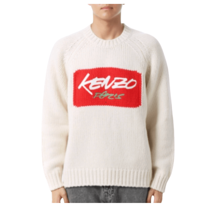 Kenzo x Futura 2000 Jumper Off White - 25FW