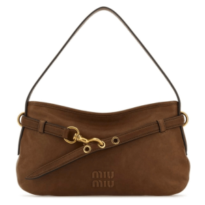 Miu Miu Aventure Nappa Leather Bag Brown