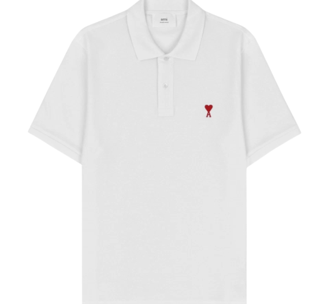 AMI de Coeur Polo Shirt White