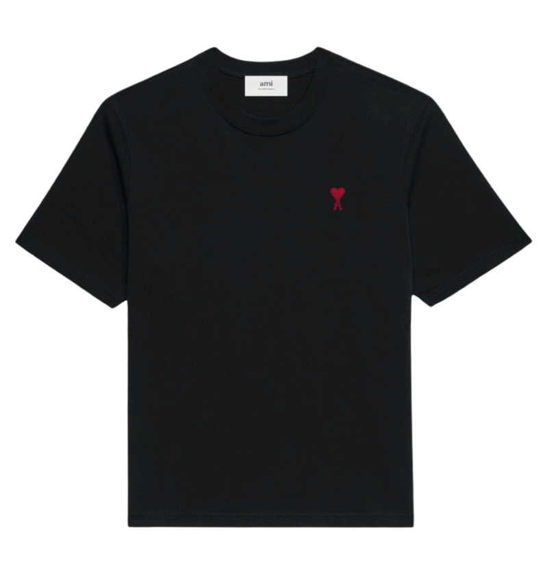 AMI de Coeur Boxy Fit T-Shirt Black