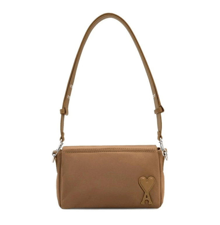 HAZELNUT Brown Nylon Canvas Marcel Lunch Box Bag