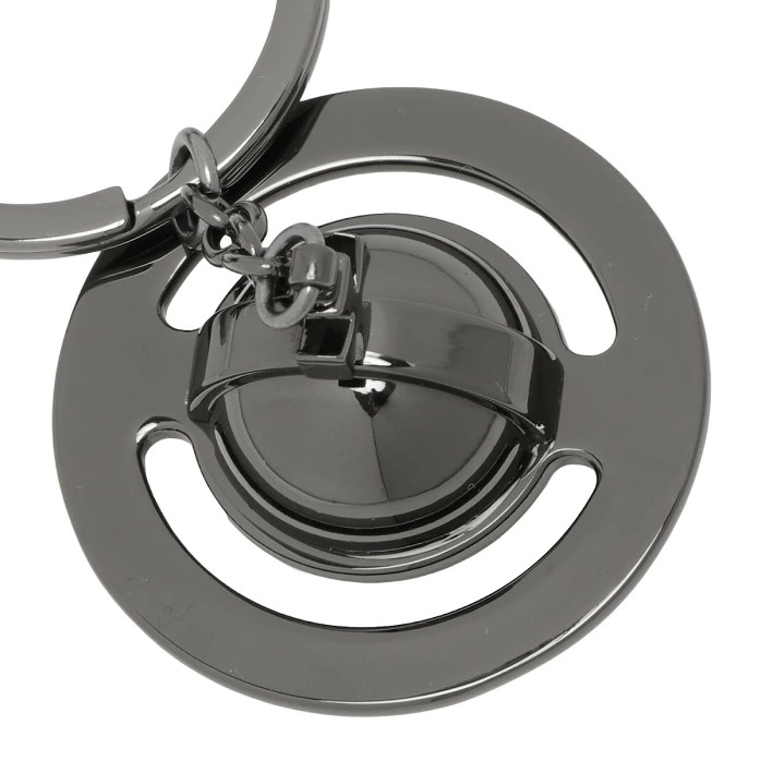 SAFFIANO 3D ORB GUNMETAL