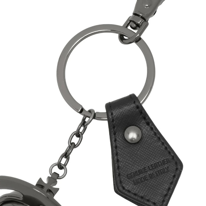 SAFFIANO 3D ORB GUNMETAL