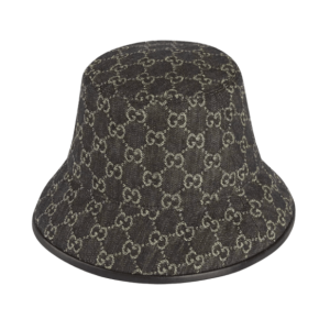 Gucci GG Denim Bucket Hat Black