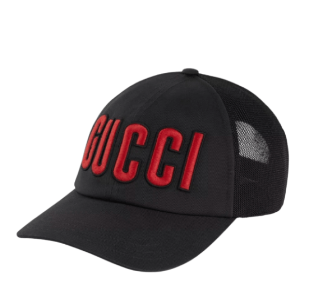 Gucci Baseball Hat with Patch Black