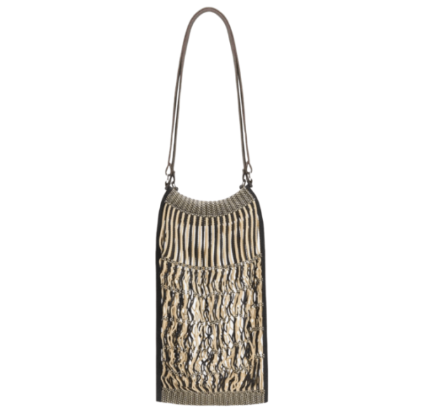 Lemaire Nylon Net Medium Filt Net Shopping Bag Light Beige Black