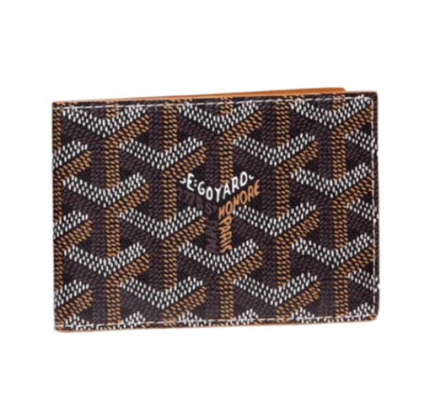 Goyard Insert Victoire Card Holder Black Tan