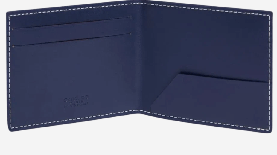 Goyard Insert Victoire Card Holder Navy Blue