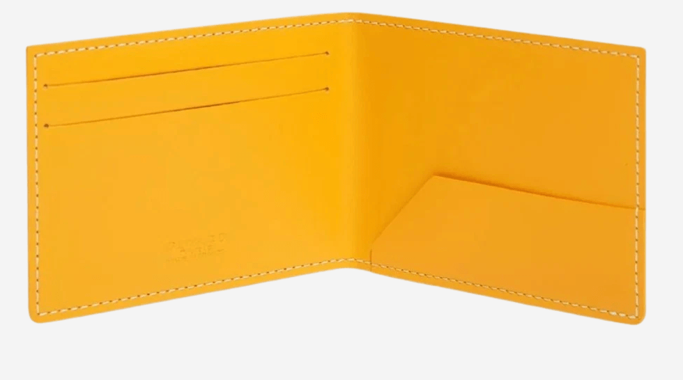Goyard Insert Victoire Card Holder Yellow