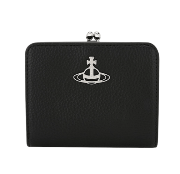 Vivienne Westwood Orb Logo Bi-Fold Wallet Black