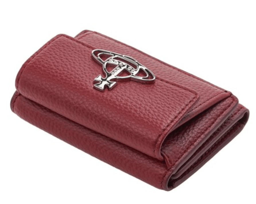 Vivienne Westwood Orb Flap Bi-Fold Wallet Red
