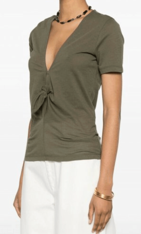 (W) Loewe Cotton T-Shirt Green