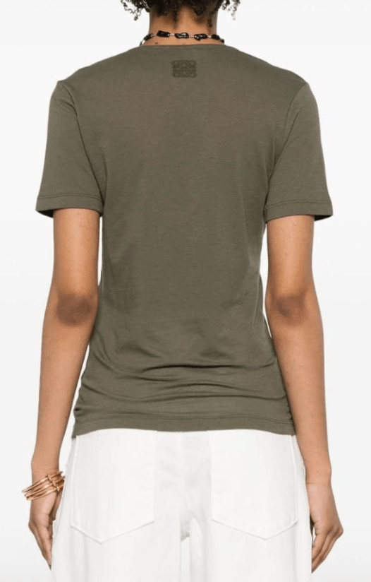 (W) Loewe Cotton T-Shirt Green