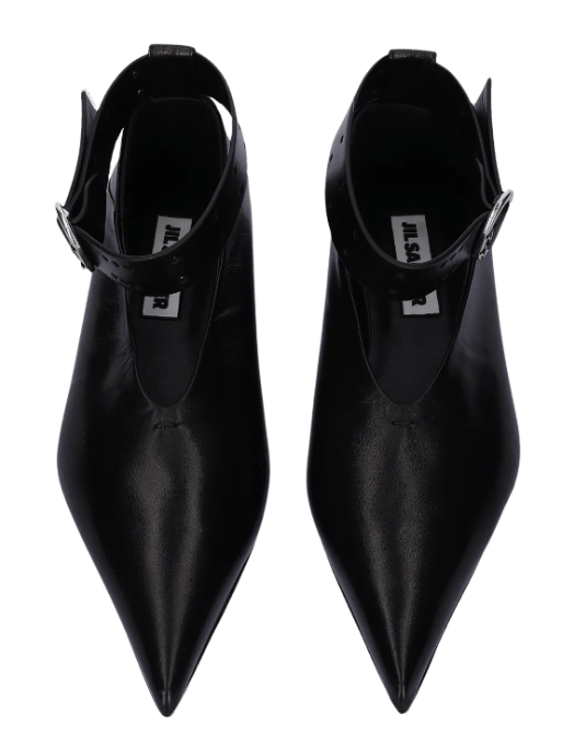 JIL SANDER Ankle Strap Flat Shoes