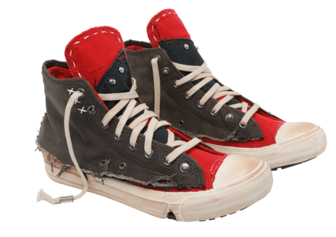 Maison Margiela frayed-edges high-top Sneakers